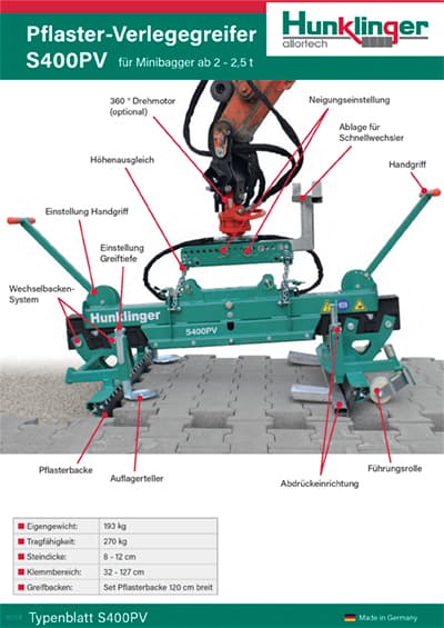 Typenblatt S400PV